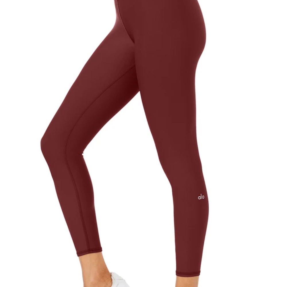 Alo Yoga 7/8 High-Waist Airlift Legging Cranberry XS